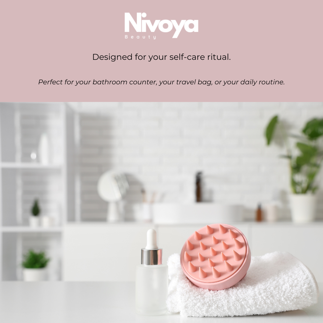 Scalp Massager - Soft Pink